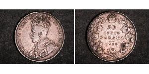 50 Cent Canada Argent George V (1865-1936)