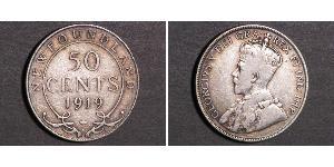 50 Cent Canada Argent George V (1865-1936)