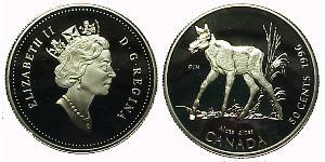 50 Cent Canada Argent Elizabeth II (1926-2022)