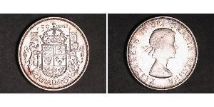 50 Cent Canada Argent Elizabeth II (1926-2022)