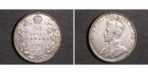 50 Cent Canada Argent George V (1865-1936)