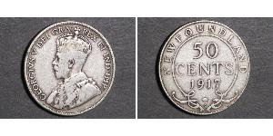 50 Cent Canada Argent George V (1865-1936)