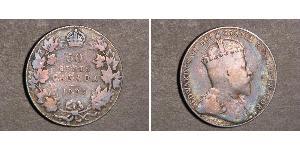 50 Cent Canada Argent Édouard VII (1841-1910)