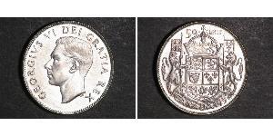 50 Cent Canada Argent George VI (1895-1952)