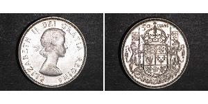 50 Cent Canada Argent Elizabeth II (1926-2022)