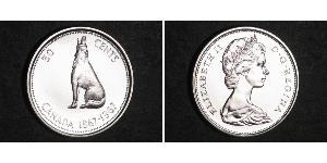 50 Cent Canada Argent Elizabeth II (1926-2022)