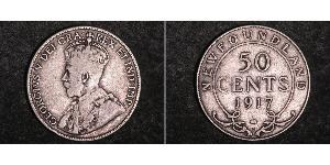 50 Cent Canada Argent George V (1865-1936)