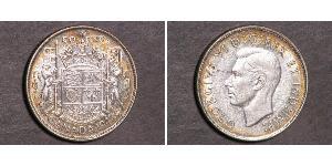 50 Cent Canada Argent George VI (1895-1952)