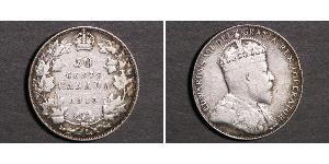 50 Cent Canada Argent Édouard VII (1841-1910)