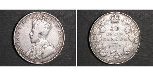 50 Cent Canada Argent George V (1865-1936)