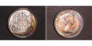 50 Cent Canada Argent Elizabeth II (1926-2022)