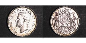 50 Cent Canada Argent George VI (1895-1952)