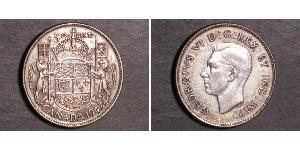 50 Cent Canada Argent George VI (1895-1952)