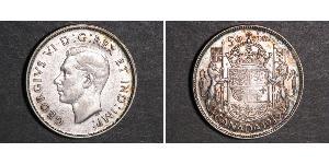 50 Cent Canada Argent George VI (1895-1952)