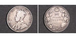 50 Cent Canada Argent George V (1865-1936)