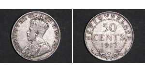 50 Cent Canada Argent George V (1865-1936)