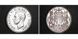 50 Cent Canada Argent George VI (1895-1952)