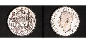 50 Cent Canada Argent George VI (1895-1952)