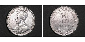 50 Cent Canada Argent George V (1865-1936)