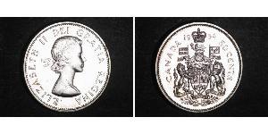 50 Cent Canada Argent Elizabeth II (1926-2022)