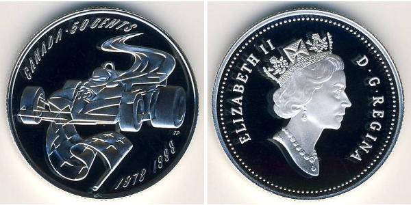 50 Cent Canada Argent 