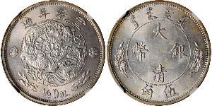 50 Cent Chine Argent 