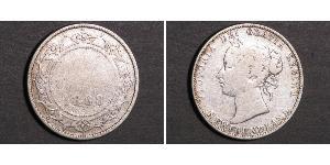 50 Cent Terre-Neuve-et-Labrador Argent Victoria (1819 - 1901)