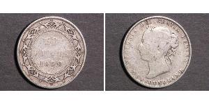 50 Cent Terre-Neuve-et-Labrador Argent Victoria (1819 - 1901)