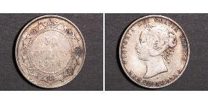 50 Cent Terre-Neuve-et-Labrador Argent Victoria (1819 - 1901)