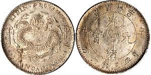 50 Cent Chine Argent/Nickel 