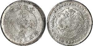 50 Cent Chine Argent/Nickel 