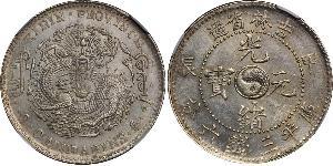 50 Cent Chine Argent/Nickel 