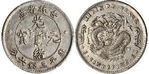 50 Cent Chine Argent/Nickel 