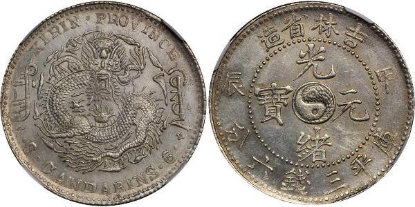 50 Cent Chine Argent/Nickel 