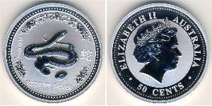 50 Cent Australia (1939 - ) Argento 