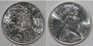 50 Cent Australia (1939 - ) Argento Elisabetta II (1926-2022)