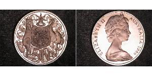 50 Cent Australia (1939 - ) Argento Elisabetta II (1926-2022)