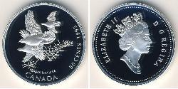 50 Cent Canada Argento Elisabetta II (1926-2022)
