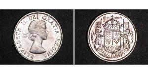 50 Cent Canada Argento Elisabetta II (1926-2022)