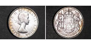 50 Cent Canada Argento Elisabetta II (1926-2022)