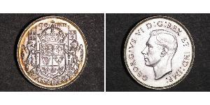 50 Cent Canada Argento Giorgio VI (1895-1952)