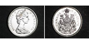 50 Cent Canada Argento Elisabetta II (1926-2022)