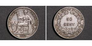 50 Cent French Indochina (1887-1954) Bronze/Nickel 