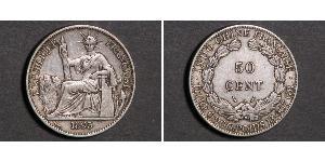 50 Cent French Indochina (1887-1954) Bronze/Nickel 