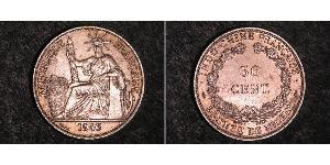 50 Cent French Indochina (1887-1954) Bronze/Nickel 