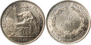 50 Cent French Indochina (1887-1954) Bronze/Nickel 