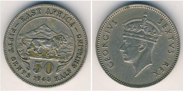 50 Cent East Africa Copper/Nickel 