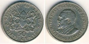 50 Cent Kenya Copper/Nickel 