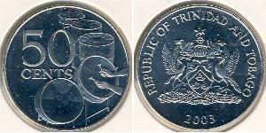 50 Cent Trinidad and Tobago Copper/Nickel 