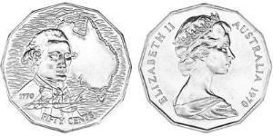 50 Cent Australie (1939 - ) Cuivre/Nickel Elizabeth II (1926-2022)